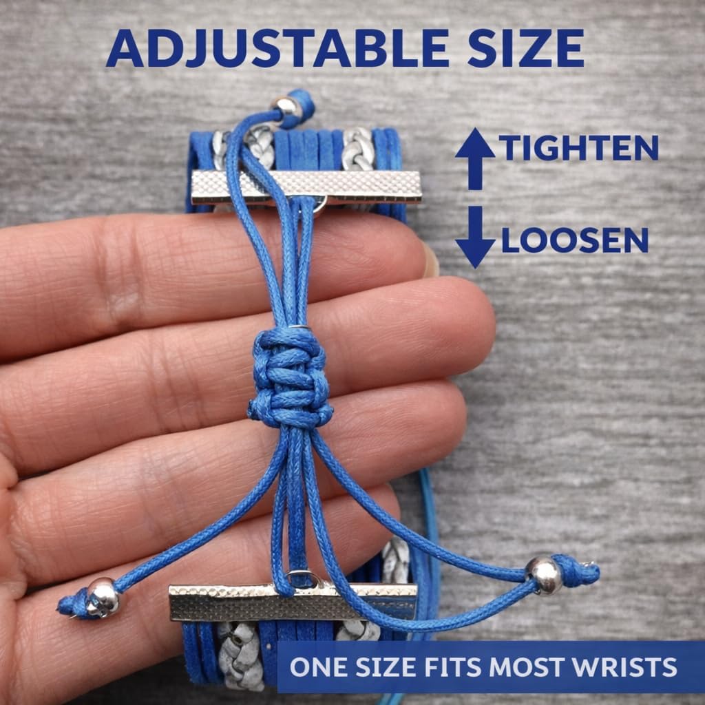 Infinity Collection University of Kentucky Bracelet- Kentucky Wildcats Basketball Bracelet & Perfect Basketball Fan Gift - Image 2