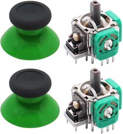 Xbox One Analog Engine Knob Set 2+2 One - One S/x - Series S/x Compatible Black Green