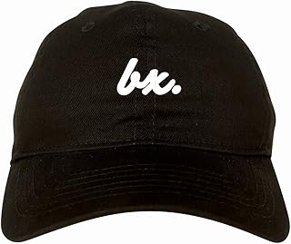 Kings Of NY BX Script 6 Panel Twill Unstructured Cap Hat Black
