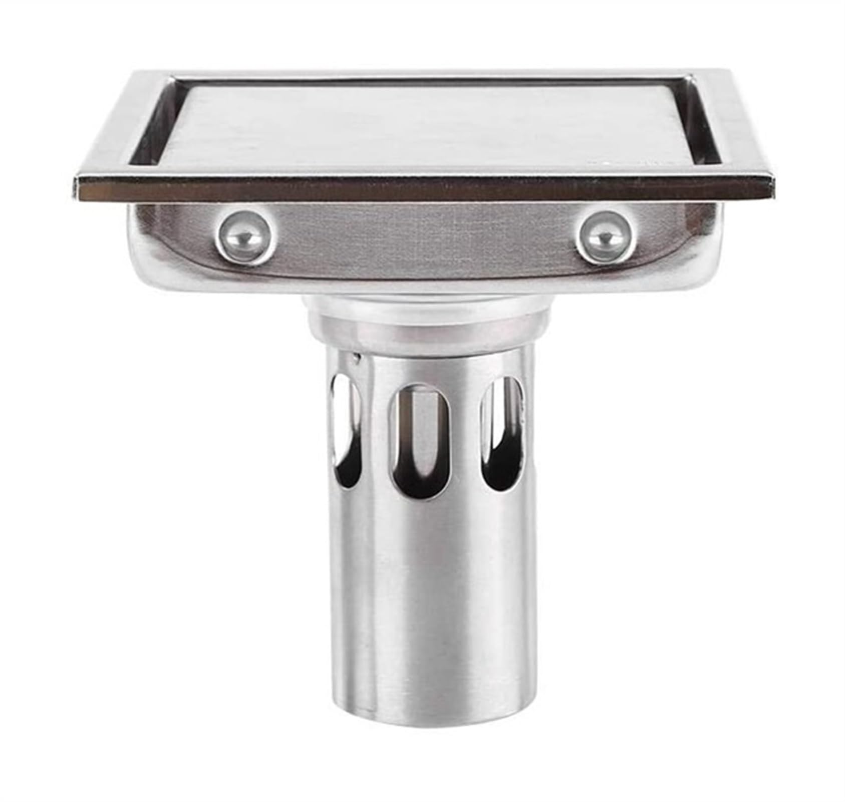 Insert de douche anti-odeur inox 304 filtre de vidange bonde de sol carré 110mm salle de bain