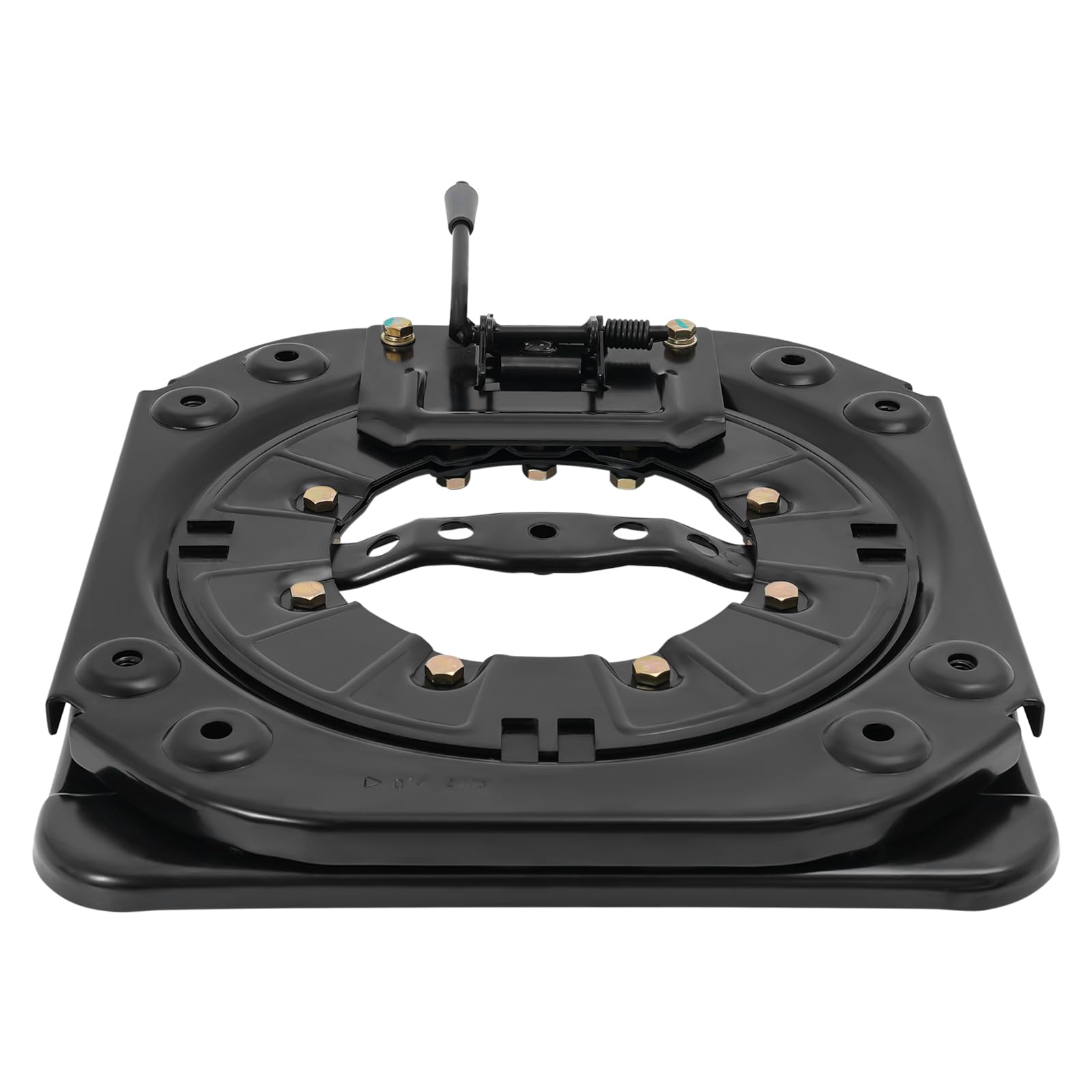 Cokół obrotowy o 360°, konsola obrotowa ze stali Heavy Duty, obciążenie do 130 kg, uniwersalna stopka obrotowa do samochodów kempingowych i dostawczych, strona kierowcy/pasażera