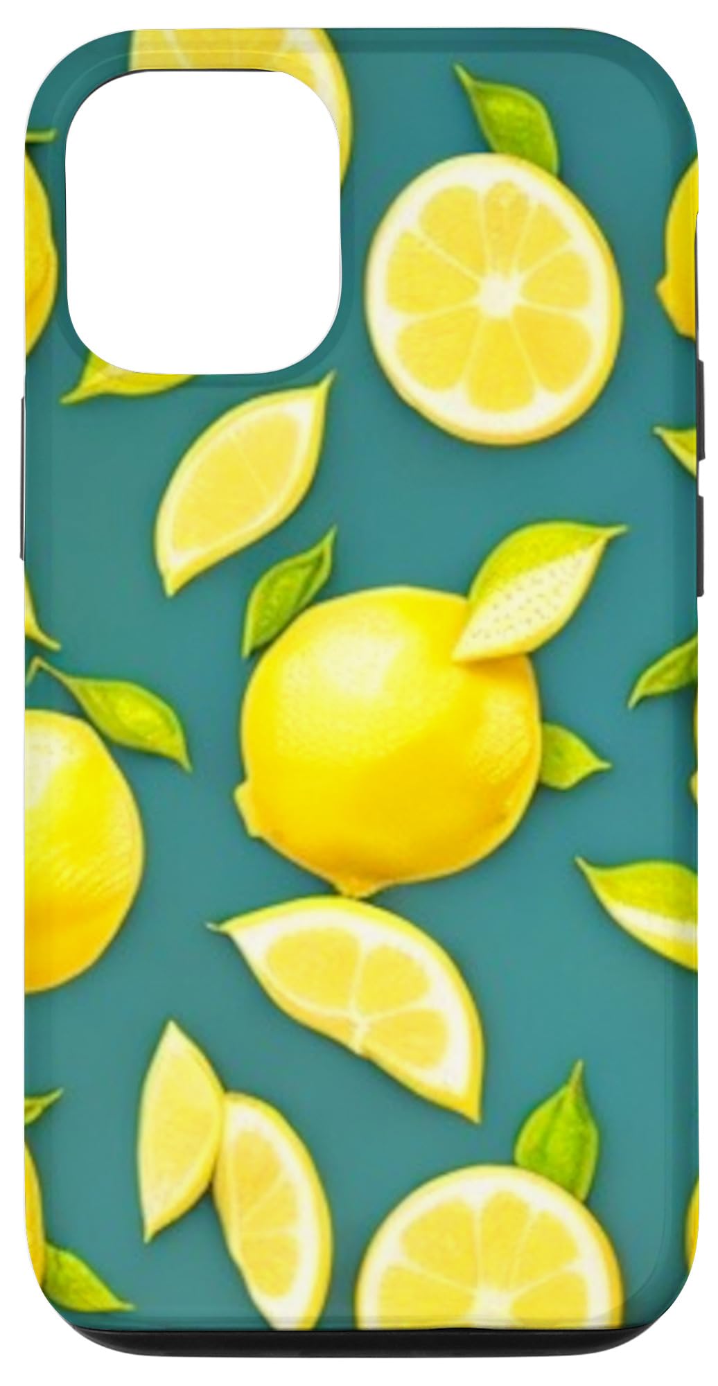 iPhone 13 Lemons Pattern Textile Case