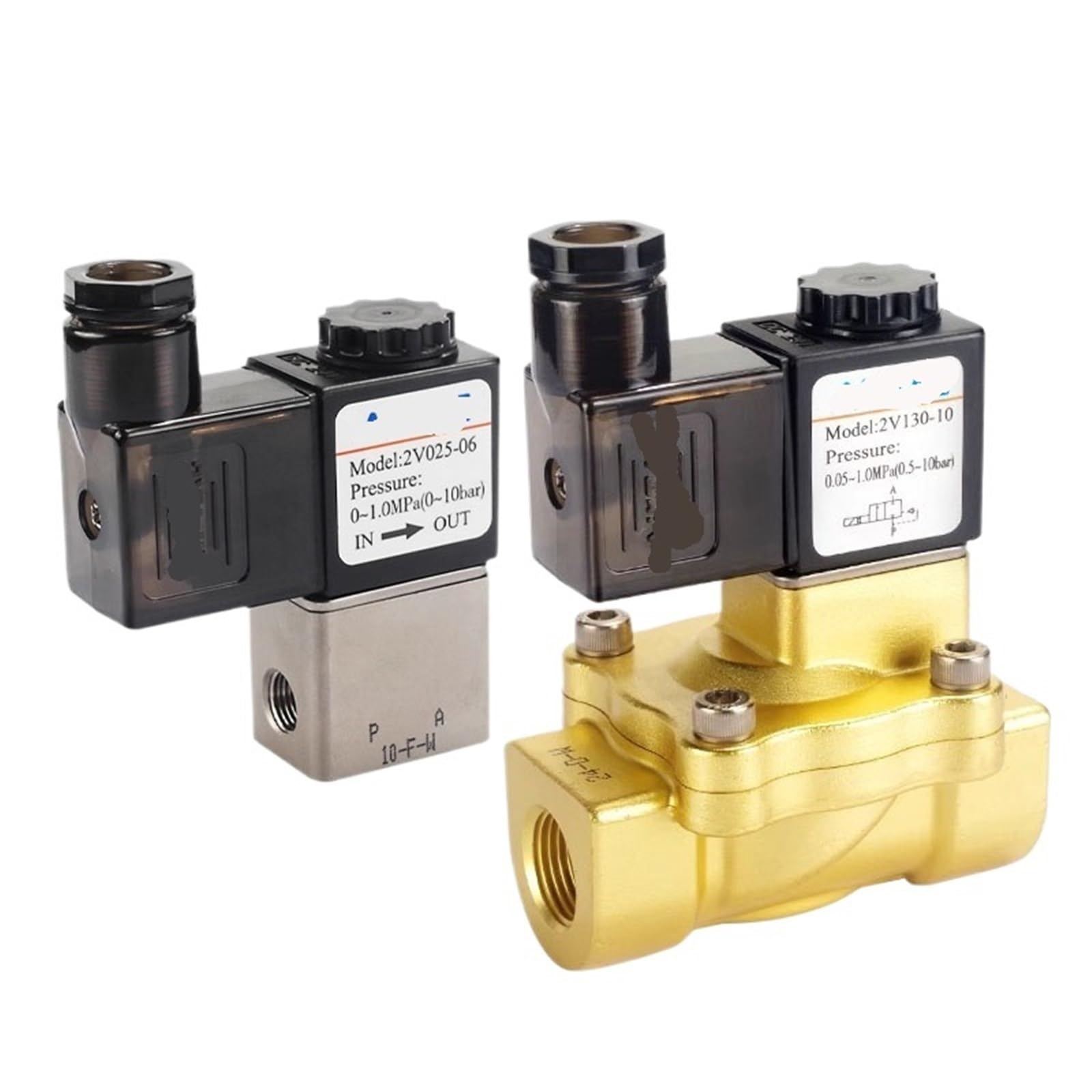 Válvula solenoide 2V250-20 AC 24V para automatización neumática y control de fluidos