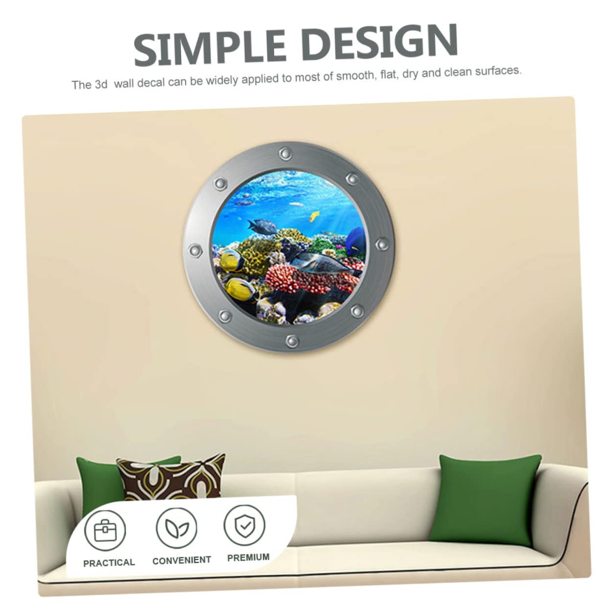 Tofficu 3 Set Adesivo Animale Marino Per Squali Ragazzo Creature Parete Blu Decalcomanie Sottomarine Adesivi Murali Rimovibili Decalcomania Sotto Il Mare Adesivo Decorativo Pvc 4 Pezzi * 3