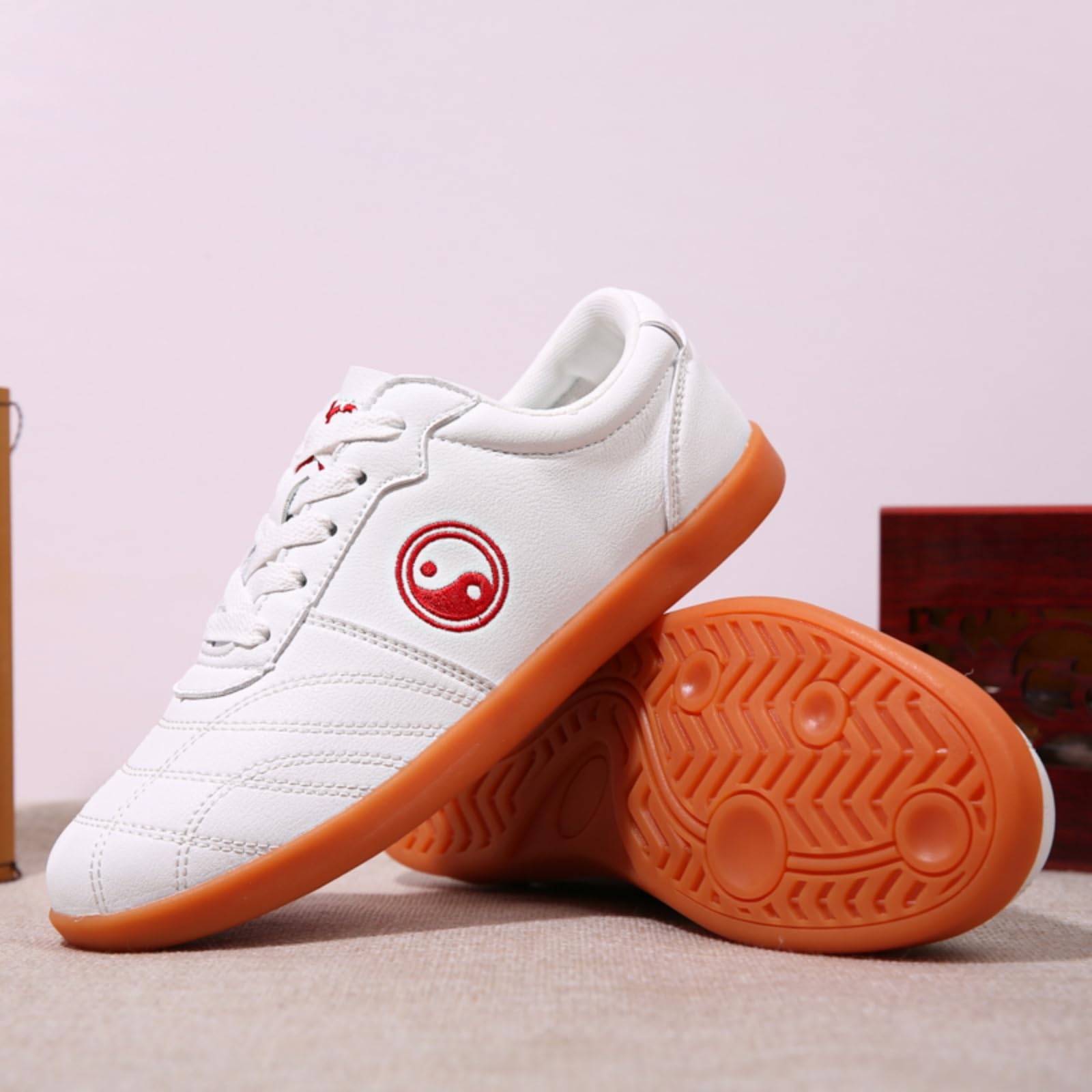 Scarpe da Tai Chi Uomo Donna Sneakers Taekwondo Arti Marziali