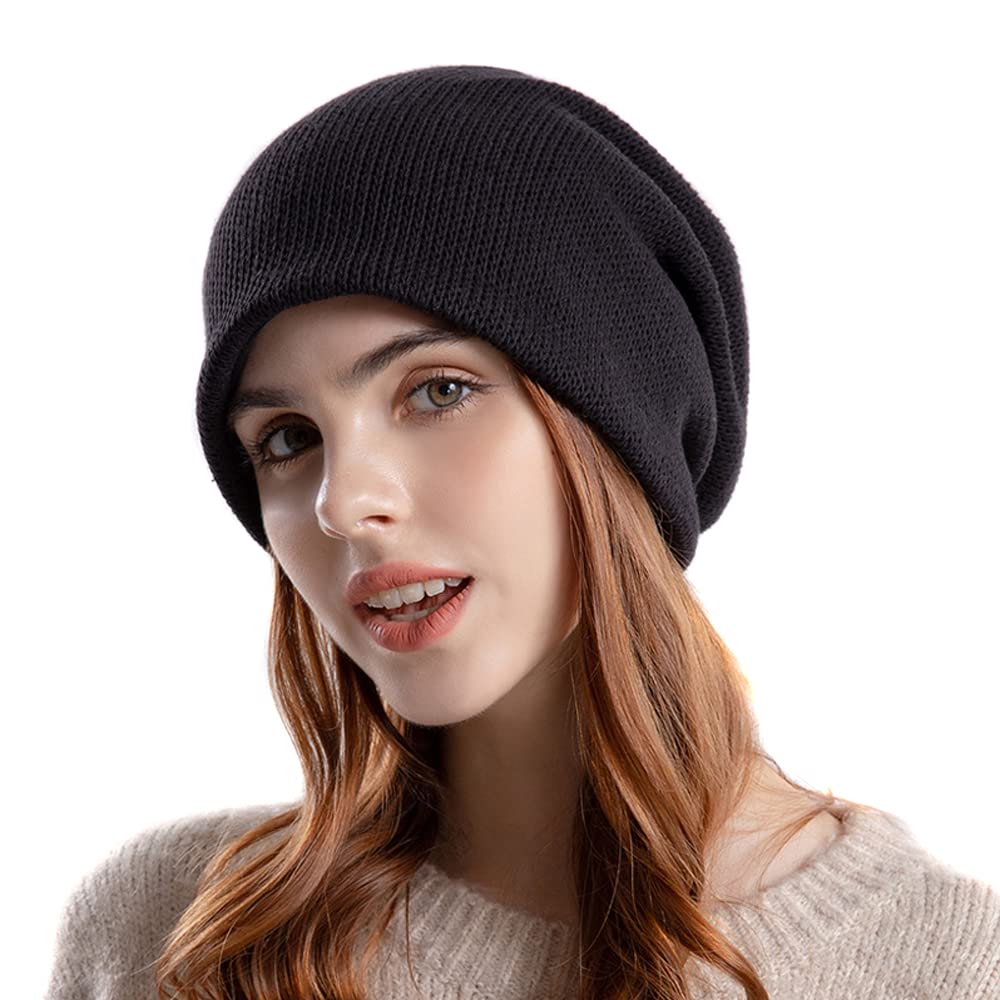 Bonnet tricot doux protégeant du froid sans gratter le front - 8