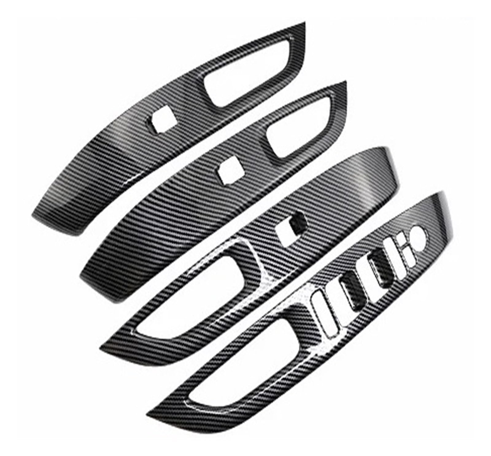 Car Accessory for Hyundai for Tucson NX4 2021 2022 ABS Car Inner Garnish Sticker Trim Decoration Strips Interior Mouldings(Windows Switch)