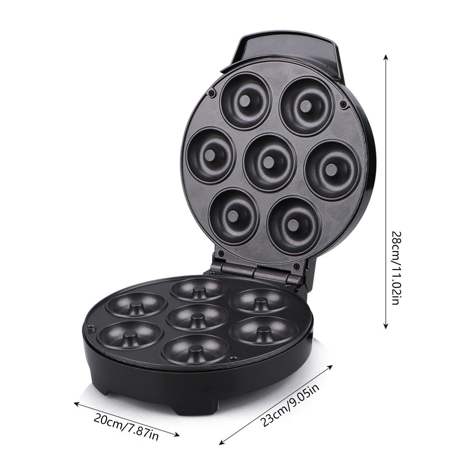 Macchina per Ciambelle Mini 7 Fori Rivestimento Antiaderente Utensili da | Per Waffle E Ciambelle per Cucina Appartamento Ristorante Caffè Pasticceria Waffle Dolci Fatti