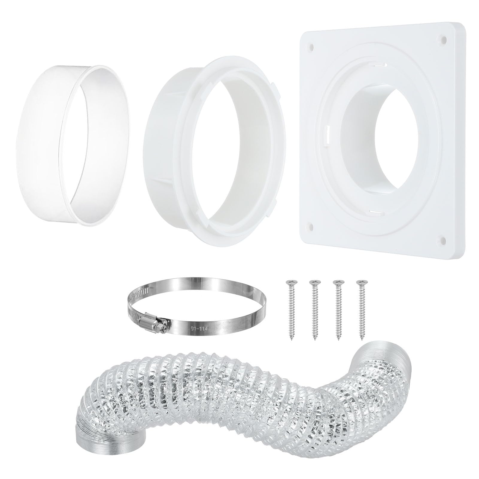 PATIKIL Dryer Vent Connector Kit Fit 4 Inch Ducting