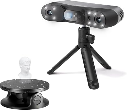 Revopoint POP 4 3D Scanner Standard Set & Dual Axis Turntable for Accurate 3D Scanning