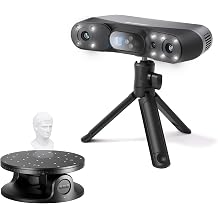 Revopoint POP 4 3D Scanner Standard Set & Dual Axis Turntable for Accurate 3D Scanning
