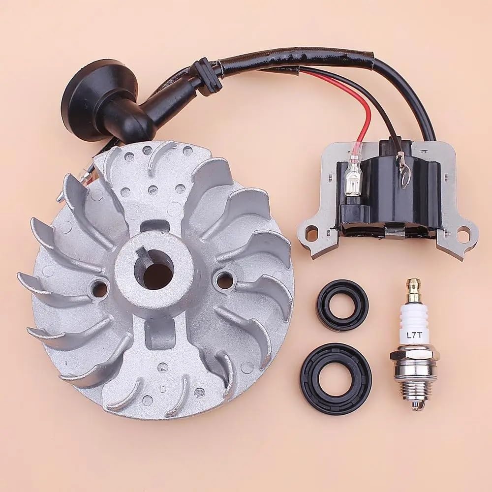 Bobina di accensione del volano for 40-5 43cc 52cc Candela Paraolio Tagliaerba Decespugliatore Motore