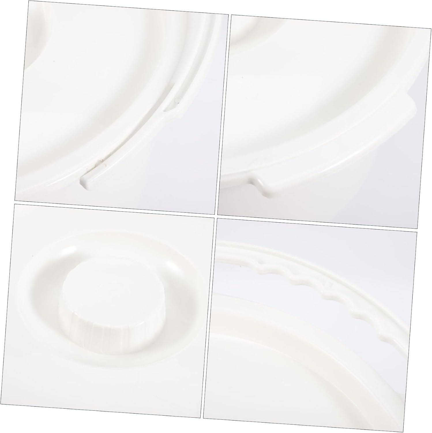 Thickened Plastic Chamber Pot for Elderly with Lid Non-Skid Urine Bucket for Bedside Use Convenient Night Urinal for Patients and Children