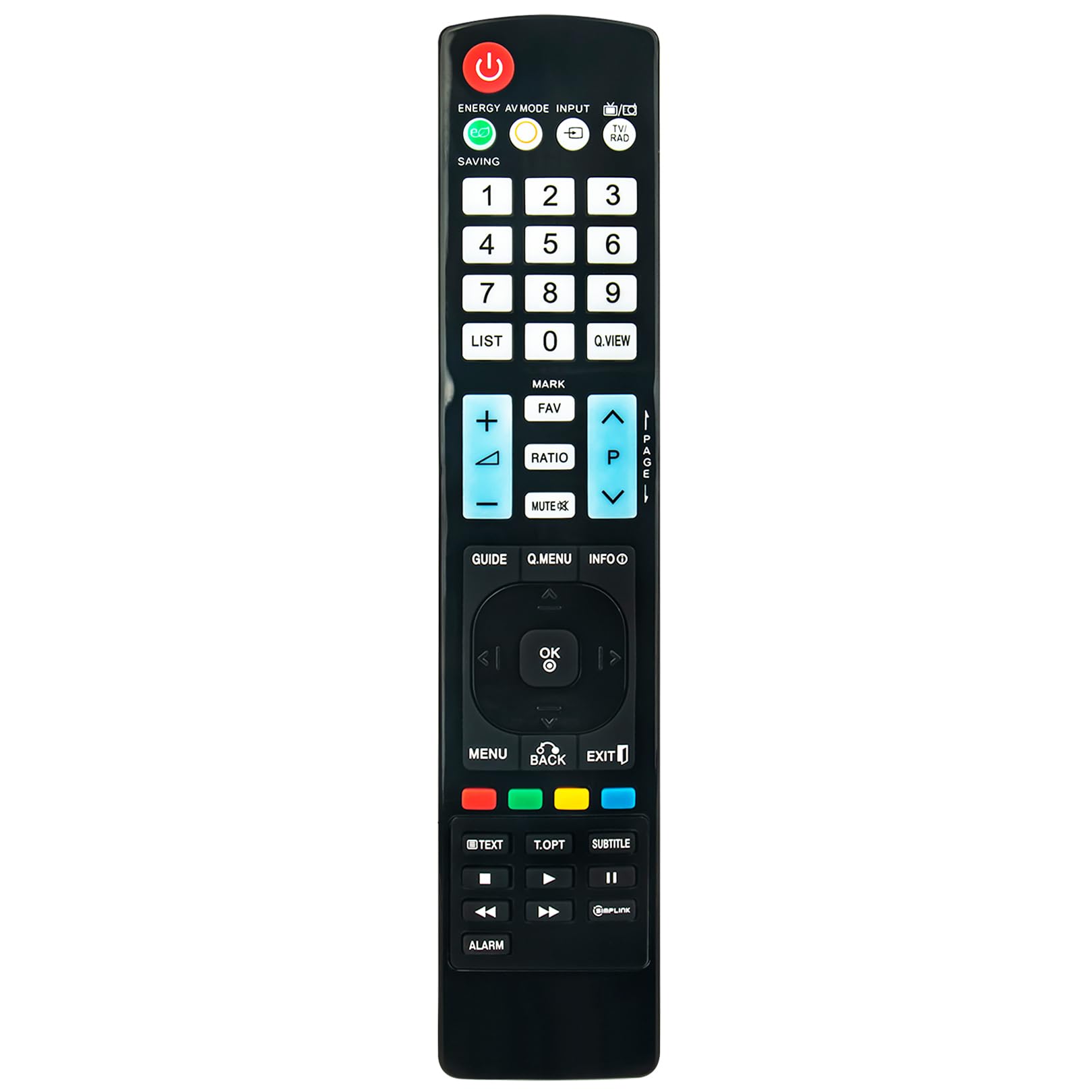 Télécommande AKB73275653 de remplacement TV avec touches d'accès direct