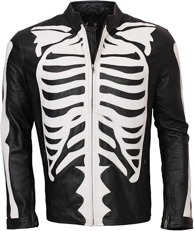 skeleton motorcycle jacket