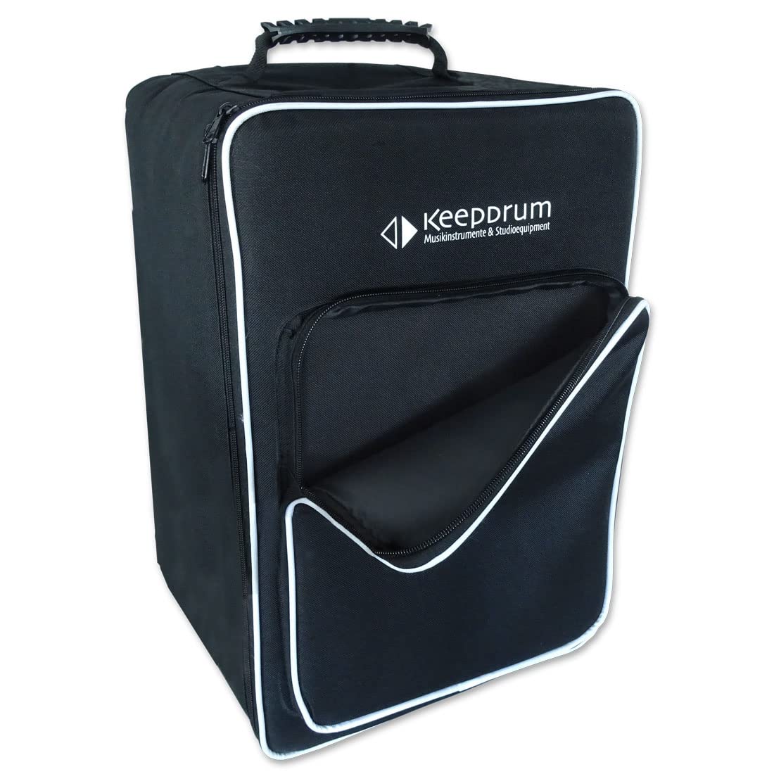 keepdrum Cajon Rucksack-Tasche Nylon Gig-Bag Cajontasche Backpack gepolstert