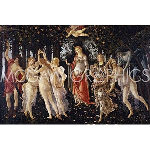 Bruce McGaw Graphics La Primavera, 1481-1482 by Sandro Botticelli, Art Print Poster 14" x 11"