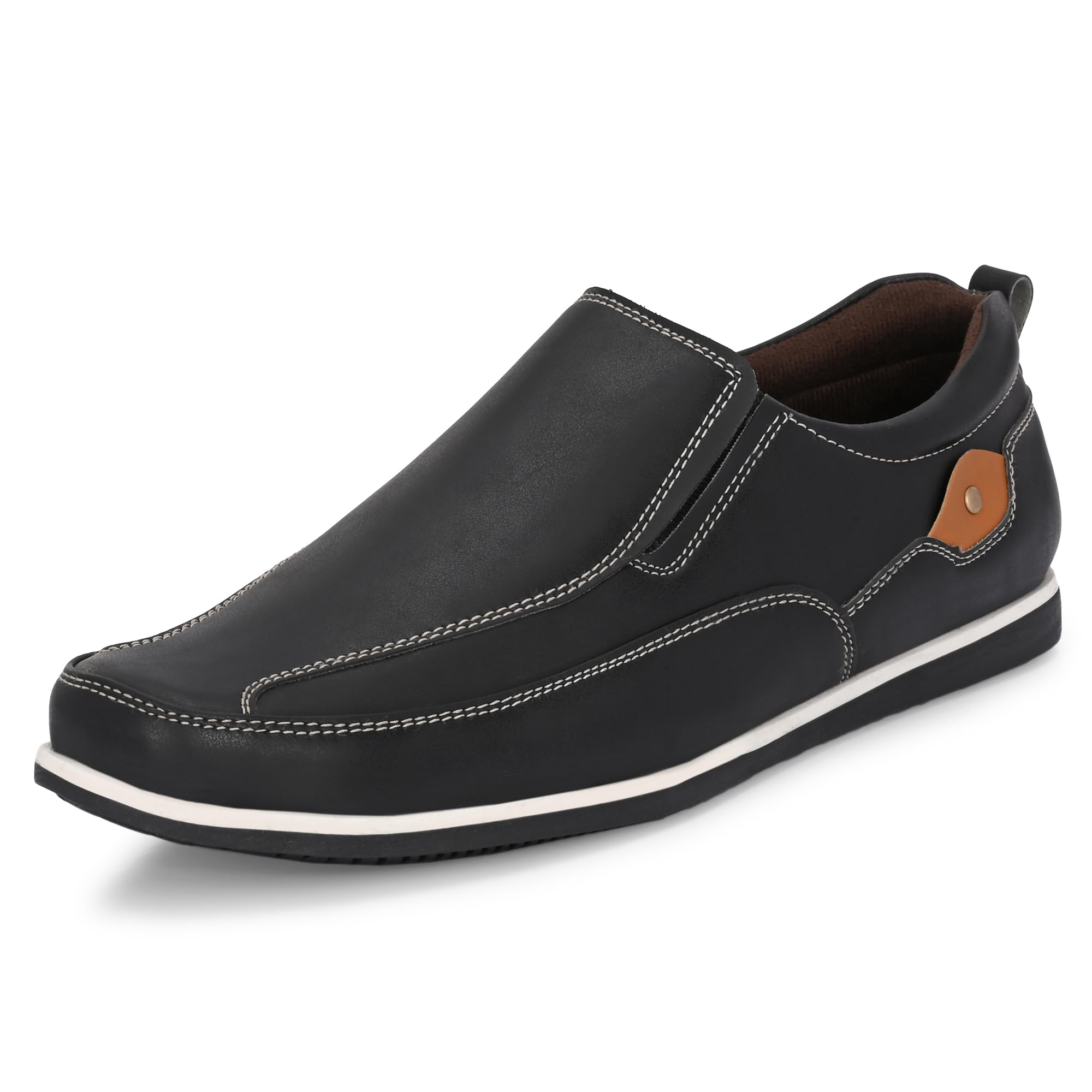 Centrino Slip-On Casual Shoe for Men | Comfortable, Stylish with Soft Cushioned Insole | Perfect for Formal & Casual Outfits, Business Wear 7354-1 Black (B0D6Z7R4LM) Amazon Price History, Amazon Price Tracker
