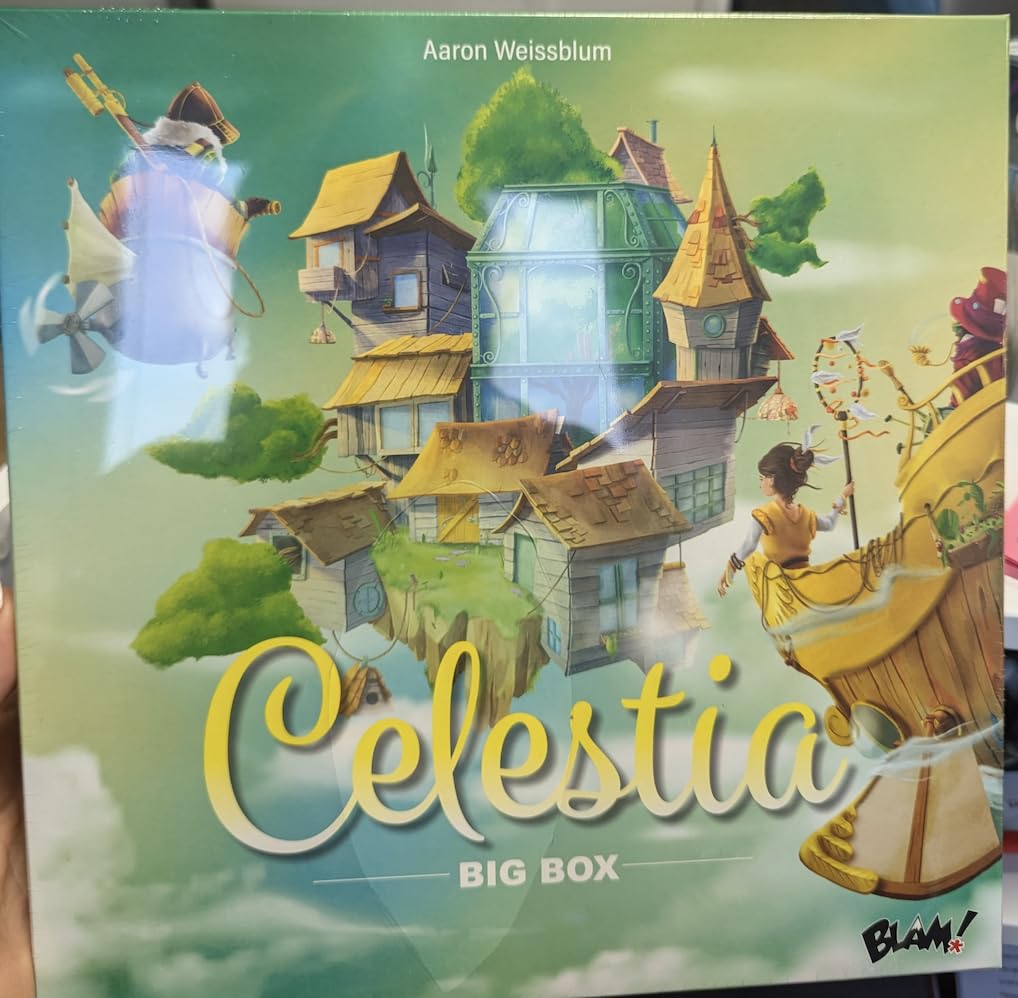 Blam! Celestia Big Box • Kompletna gra podstawowa kolekcjonerska + 2 rozszerzenia + ekskluzywne prezenty! - Rodzinna gra planszowa - Gra planszowa - od 2 do 6 graczy - Od 8 lat - 30 minut