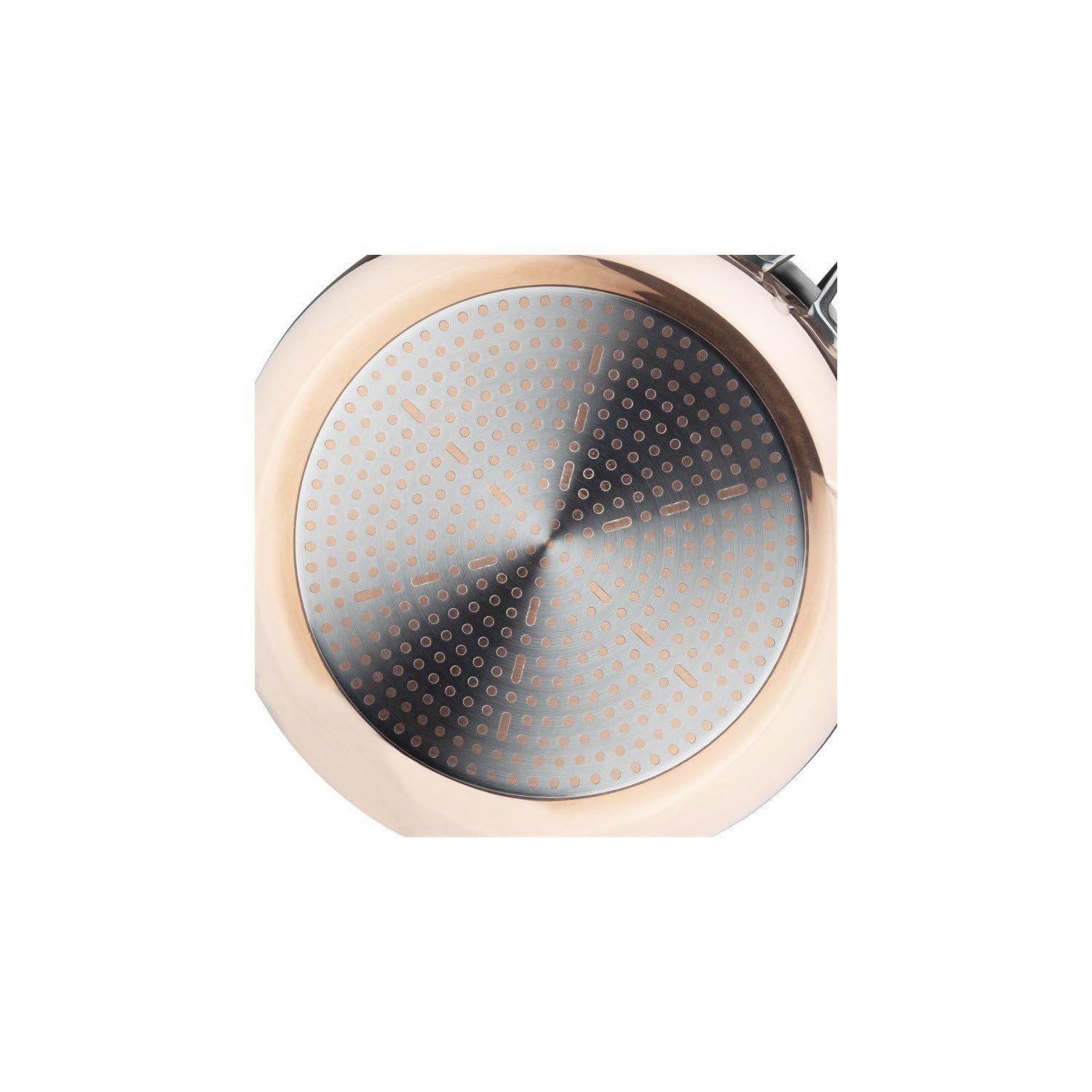 Vogue Sartén de cobre de tres paredes de inducción - 280x60mm