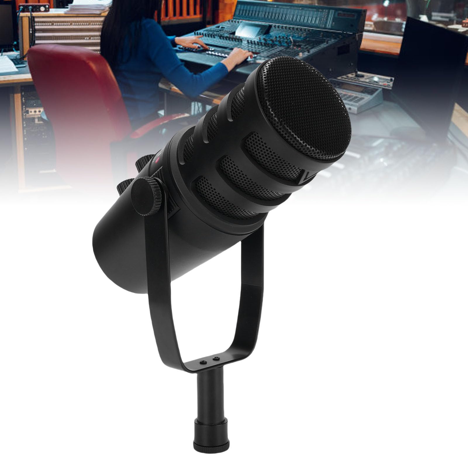 XLR-USB-Gaming-Mikrofon-Set, PC-Mikrofon, RGB-Set mit Galgenarm, Bedienknopf und Kopfhöreranschluss, Ideal für Streaming, Podcasting und Studioaufnahmen