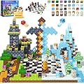 Magnetic Blocks - Mine Magnet World Chess Set, Magnetic Building Toys Games for Kids Ages 5-7 6-8 8-12, Magnet Tiles Kids Toddler Toys, Ideal Gifts for Boys & Girls Ages 3+