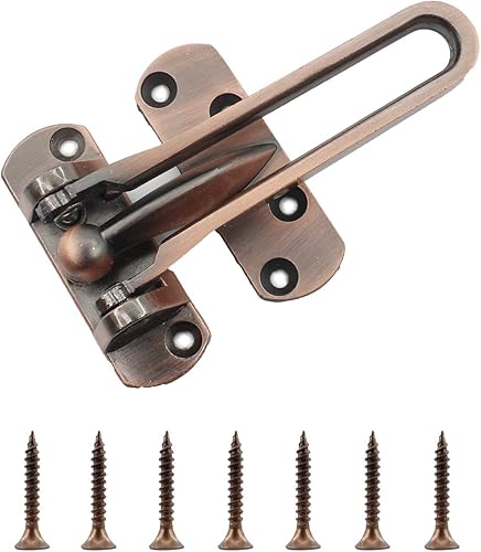 Miniatura 4 de 2 cerraduras de puerta de barra oscilante, cerradura superior para puerta delantera, cerrojo de acero inoxidable, cerradura de puerta de granero,