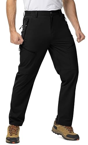 TBMPOY Mens Hiking Pants Lightweight Water Resistant Travel Outdoor Fishing