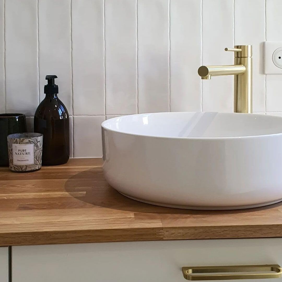 EsseBagno Kran do wanny Luisa wysoki złoty