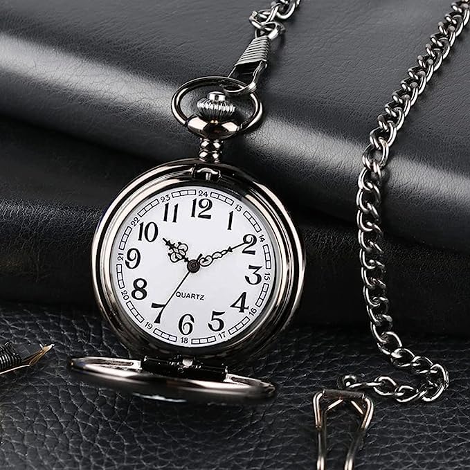 Image of Gifts for Veterans,Pocket Watch for Veterans with Military ChanllengCoin,Best Veterans Day Gifts