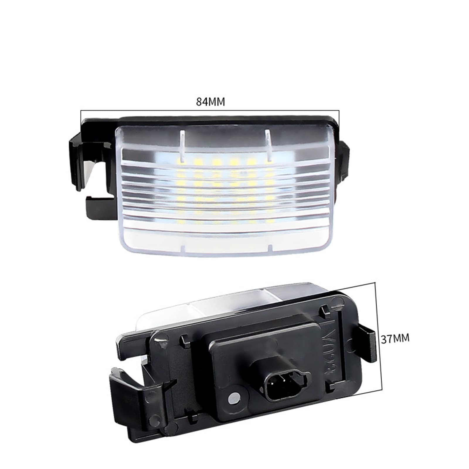 Luz numérica 2 Uds Luz De Placa De Matrícula Para G35 G37 2D Para 350Z 370Z Versa 5D 4D Livina Pulsar GT-R 12V