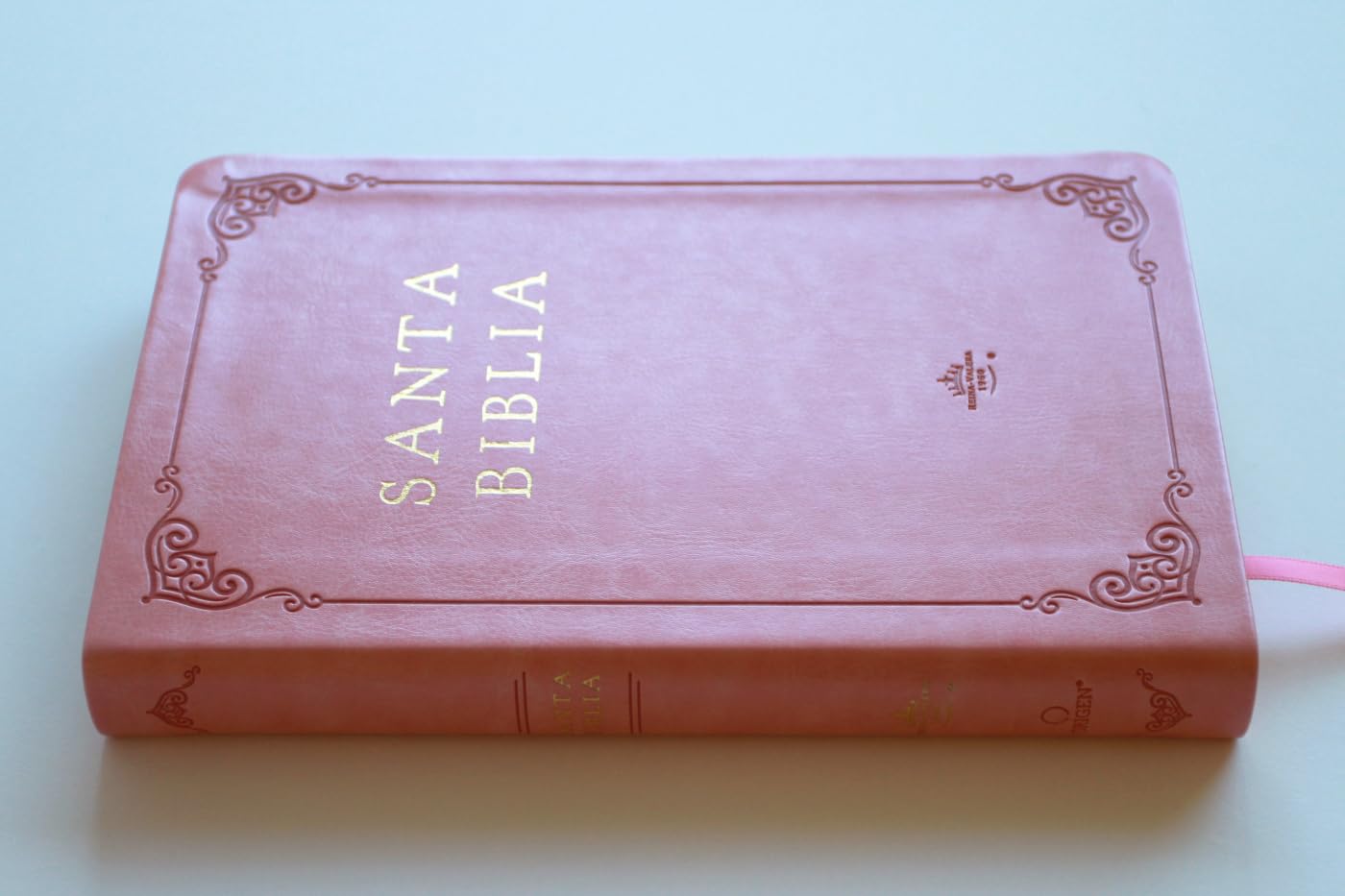 Biblia RVR 1960 letra grande tamaño manual, Piel rosada con índice / Spanish Bible RVR 1960 Handy Size Large Print Leathersoft pink with index: ... Piel Rosada / Reina-Valera 1960 Leathersoft