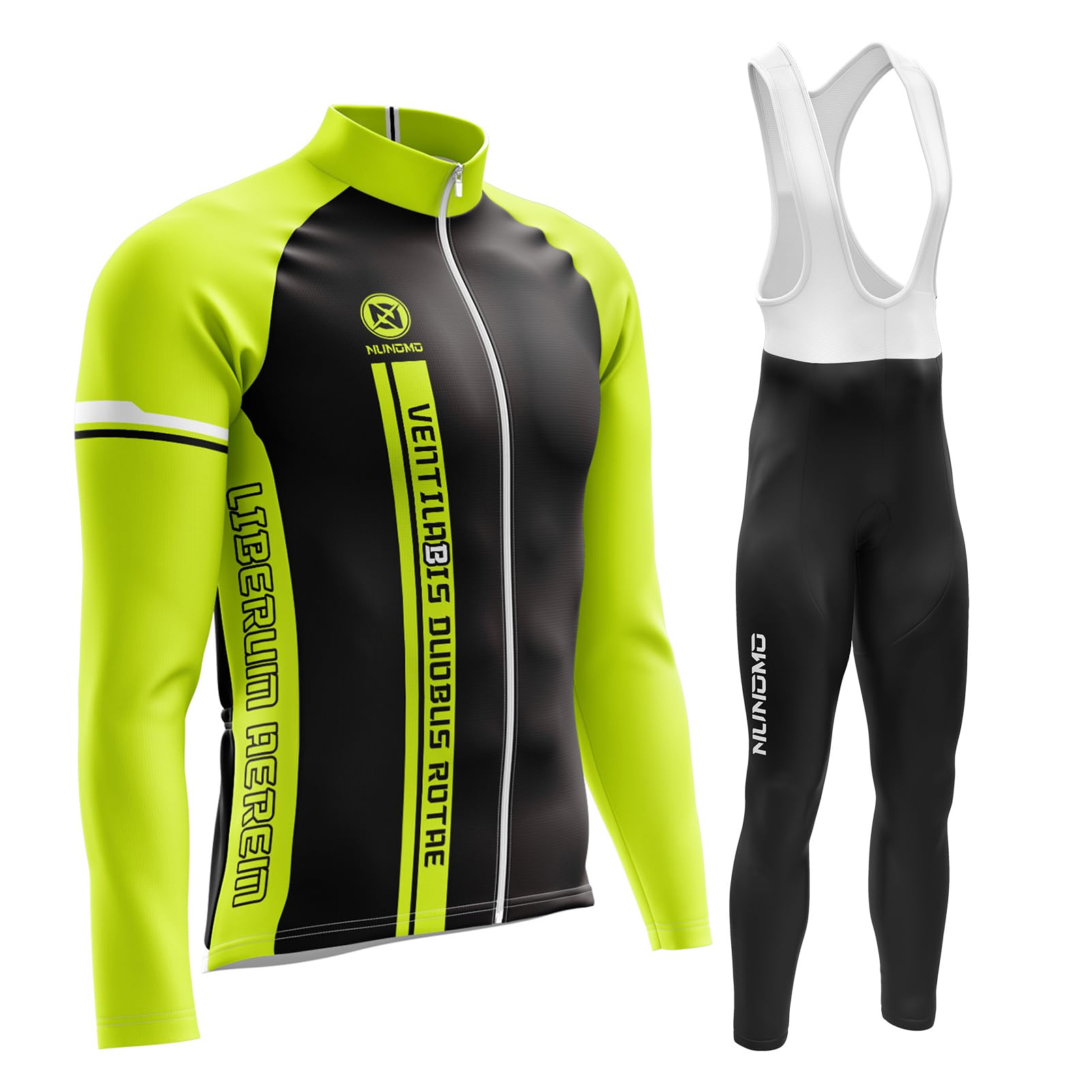 Culottes Bici 9D Gel Conjunto Ciclismo MTB Manga Larga Hombre Invierno