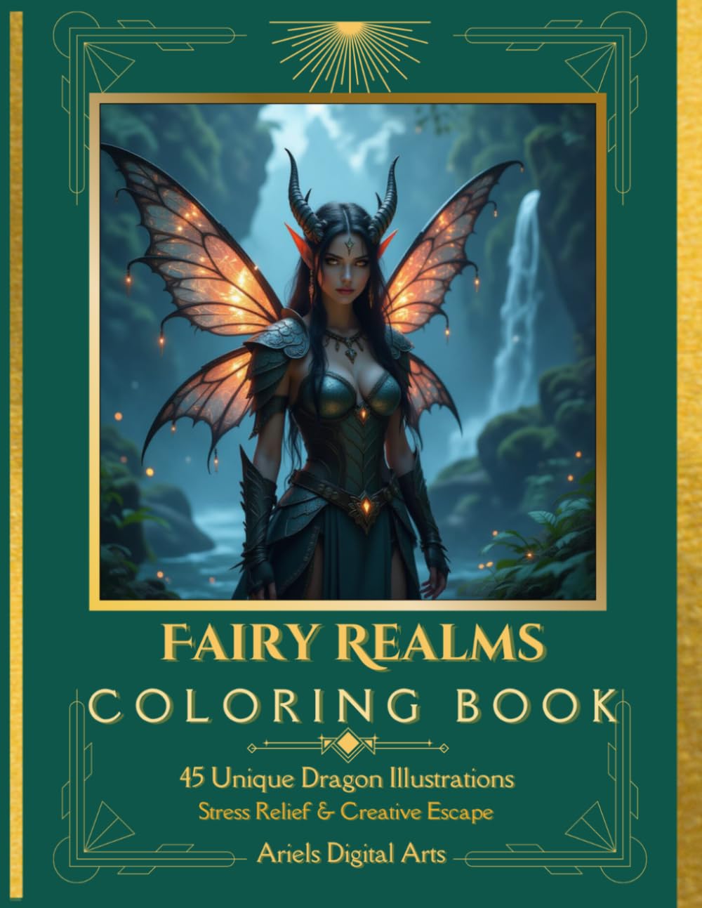 Fairy Realms Coloring Book