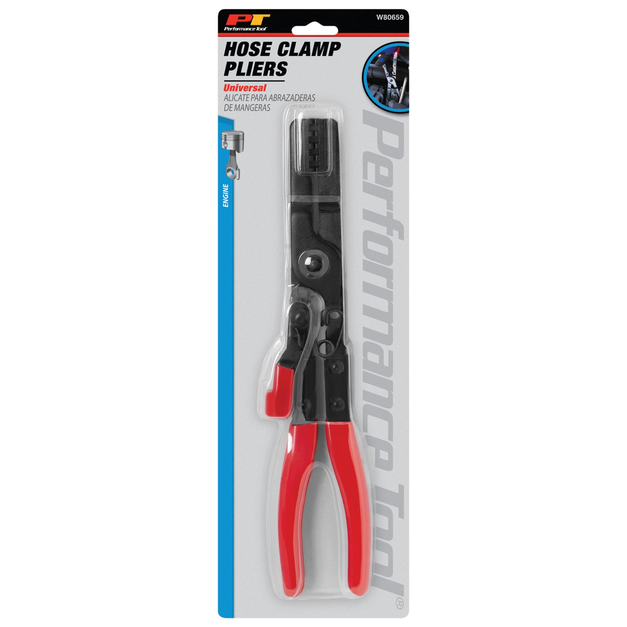 Performance Tool W80659 - Alicates universales para abrazadera de manguera
