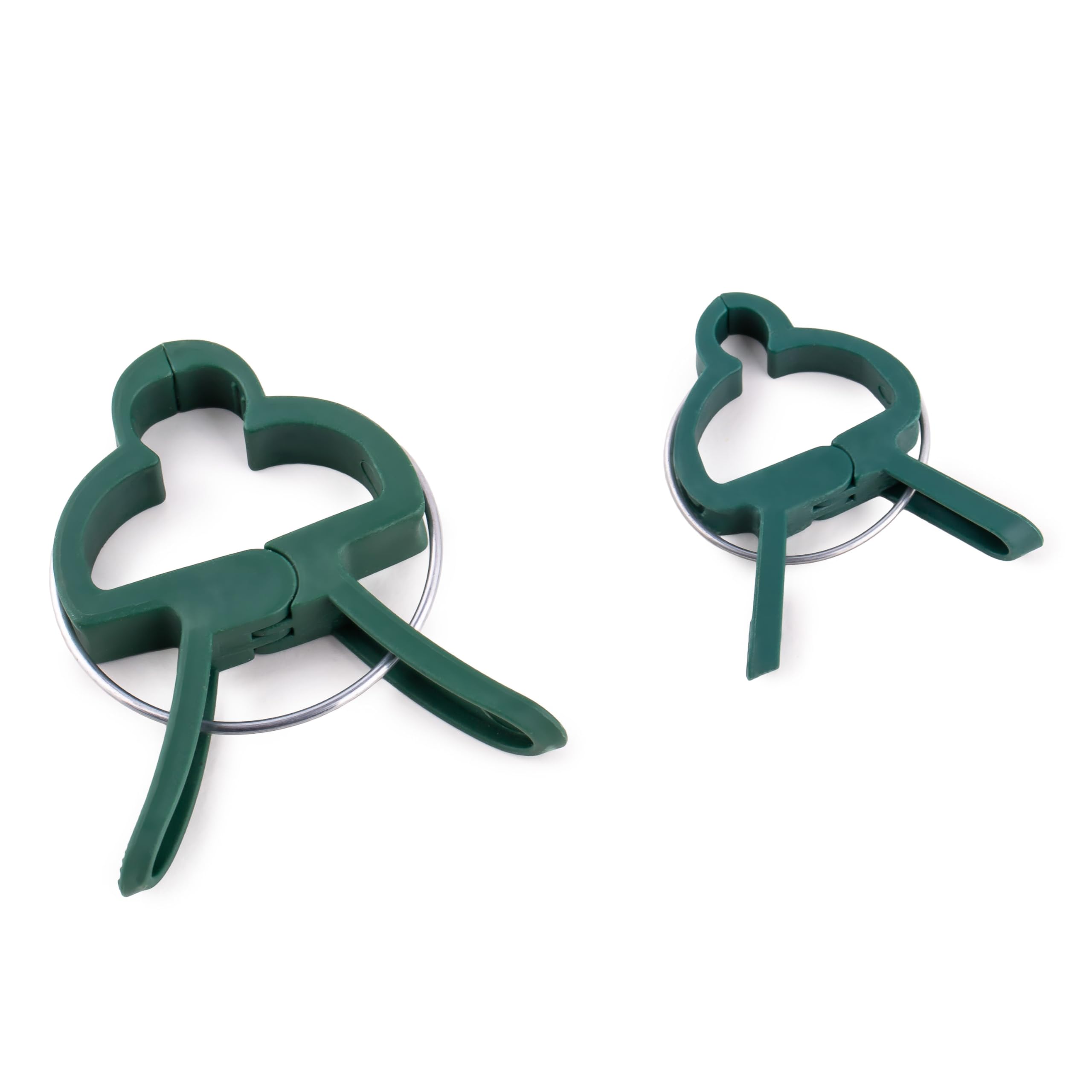 MIVOS Plant Clips 20 Pack – 2 Sizes – Garden – Reusable Plant Clips for Small and Large Buds, Espaliers, Rose Arches