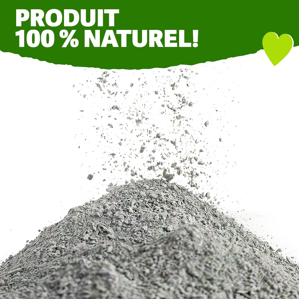 RasenHerz, Sable pour gazon 25 kg pour 100 m² Pour un gazon dense et vert Entretien du gazon, Amendement du sol, Nutriments, Diabas petigi
