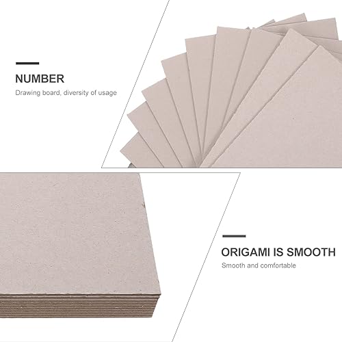 Miniatura 8 de MAGICLULU 10 piezas de tablero de papas fritas, 11.6 x 8 hojas de cartón para encuadernación de libros, manualidades, álbumes de recortes, marco de