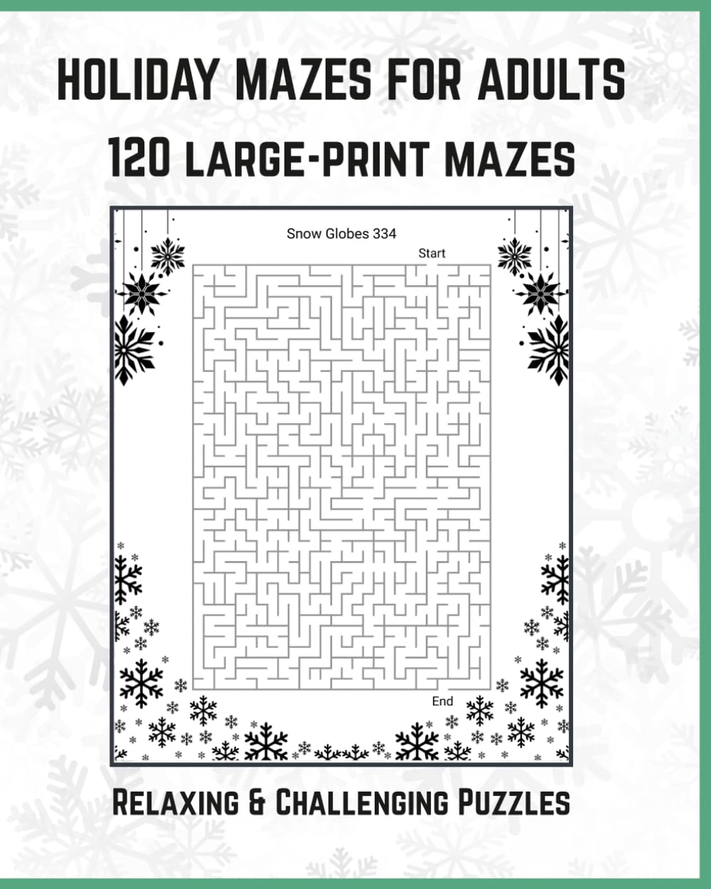 120 Holiday Mazes: A Seasonal Puzzle Journey for Teens & Adults - Volume 1 (Pelican Harbor Holiday Maze Edition)
