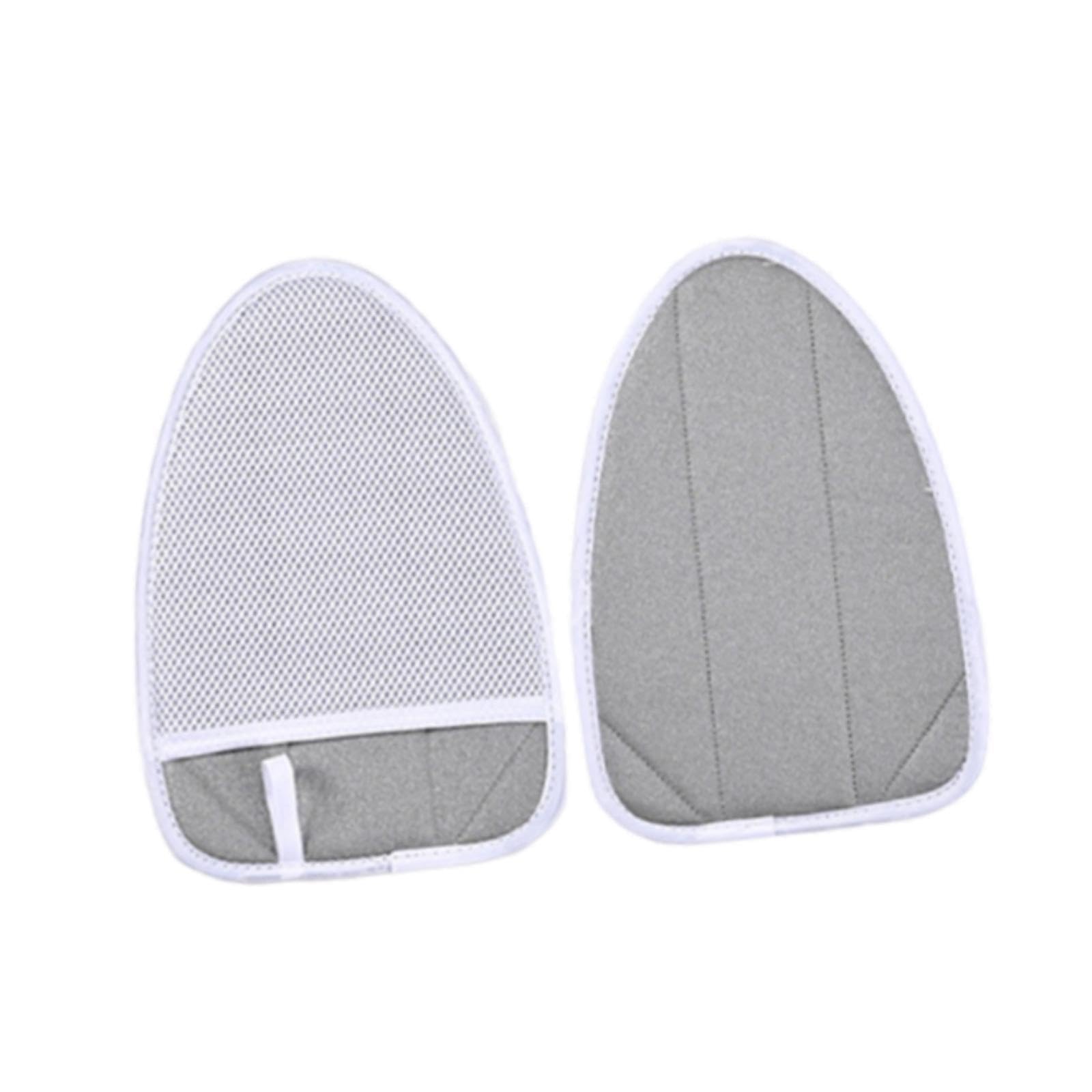 Bothyi 2X Ironing Gloves Mini Steam Ironing Board Handheld Protective Anti Steam Mitten Garment Steaming Mitten for Cuffs Collar, Oval Head