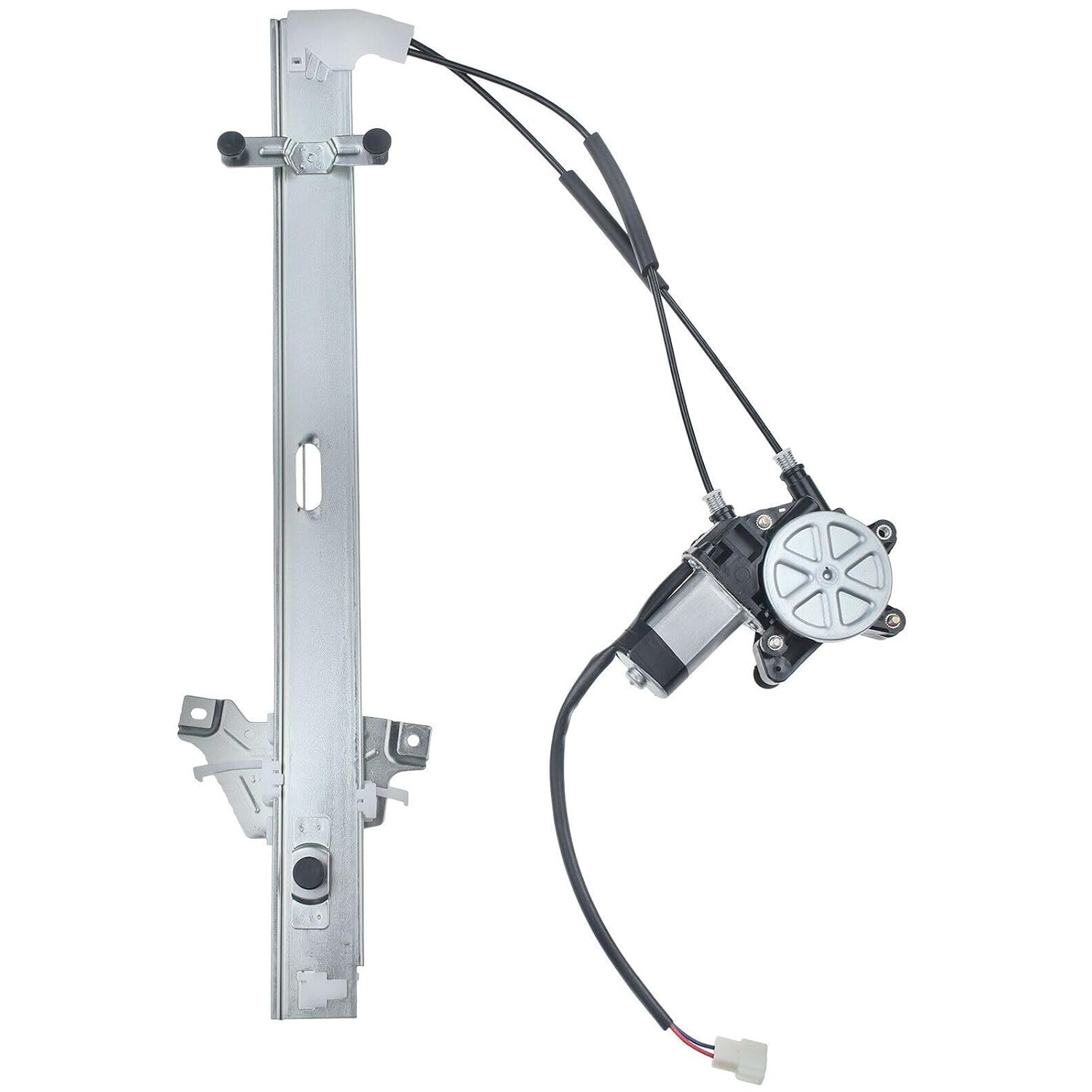 Power Window Regulator with Motor Front Left Driver Metal and Plastic 2-Pin Plug for Kia for Sportage 2.0L 1997-2000 Electric 0K01959560B 748-364 101-5002