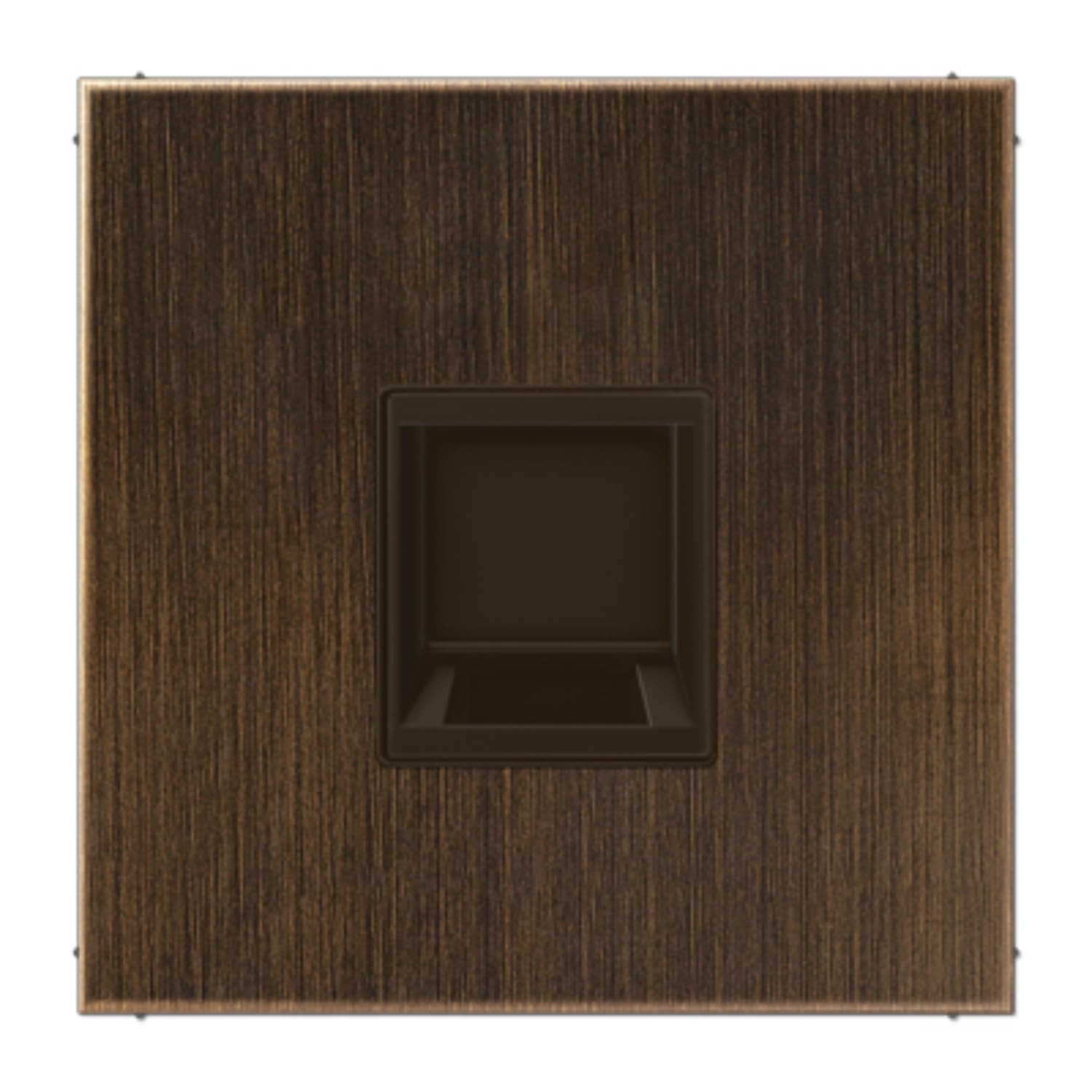 Plaque modulaire Jack 1 prise LS JUNG ME1969-15WEAT laiton