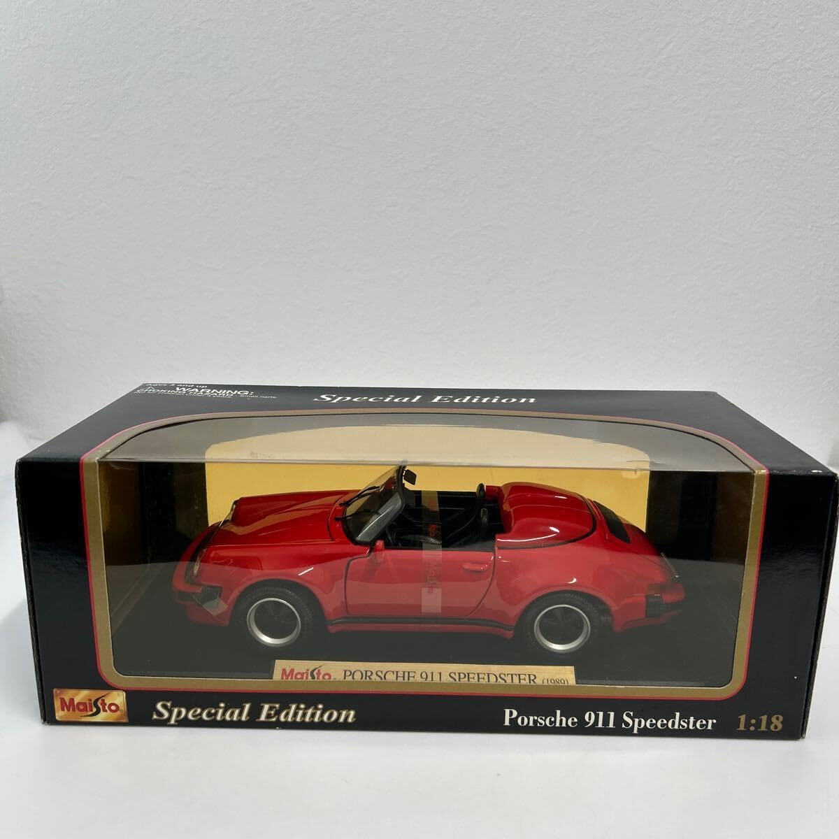 Amazon | Maisto Special Edition 1/18 Porsche 911 Speedster Red