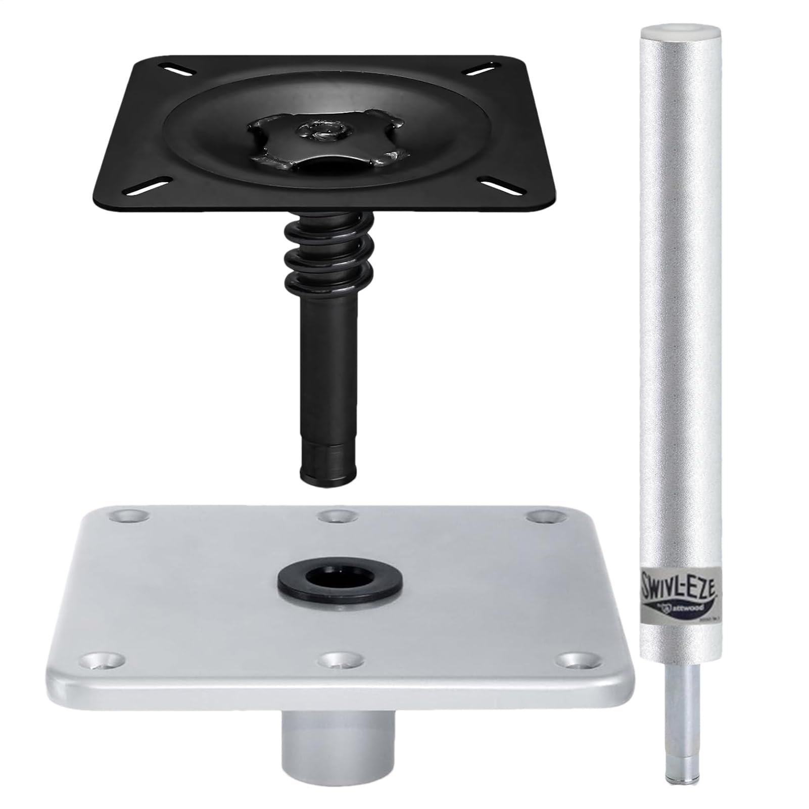 Ensemble de siège sur pied pour bateau – Base de siège marine stable, support de siège de bateau robuste | Siège de bateau et piédestal combinés avec support de siège de bateau, piédestal de siège rég