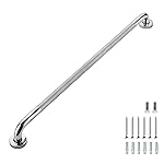 Grab Bars for Shower, 1 Pack 32-Inch Anti Slip Shower Handles for Elderly, Safety Shower Grab Bar, Stainless Steel Handicap Grab Bars for Bathroom (Polished Nickel 1 Diameter)