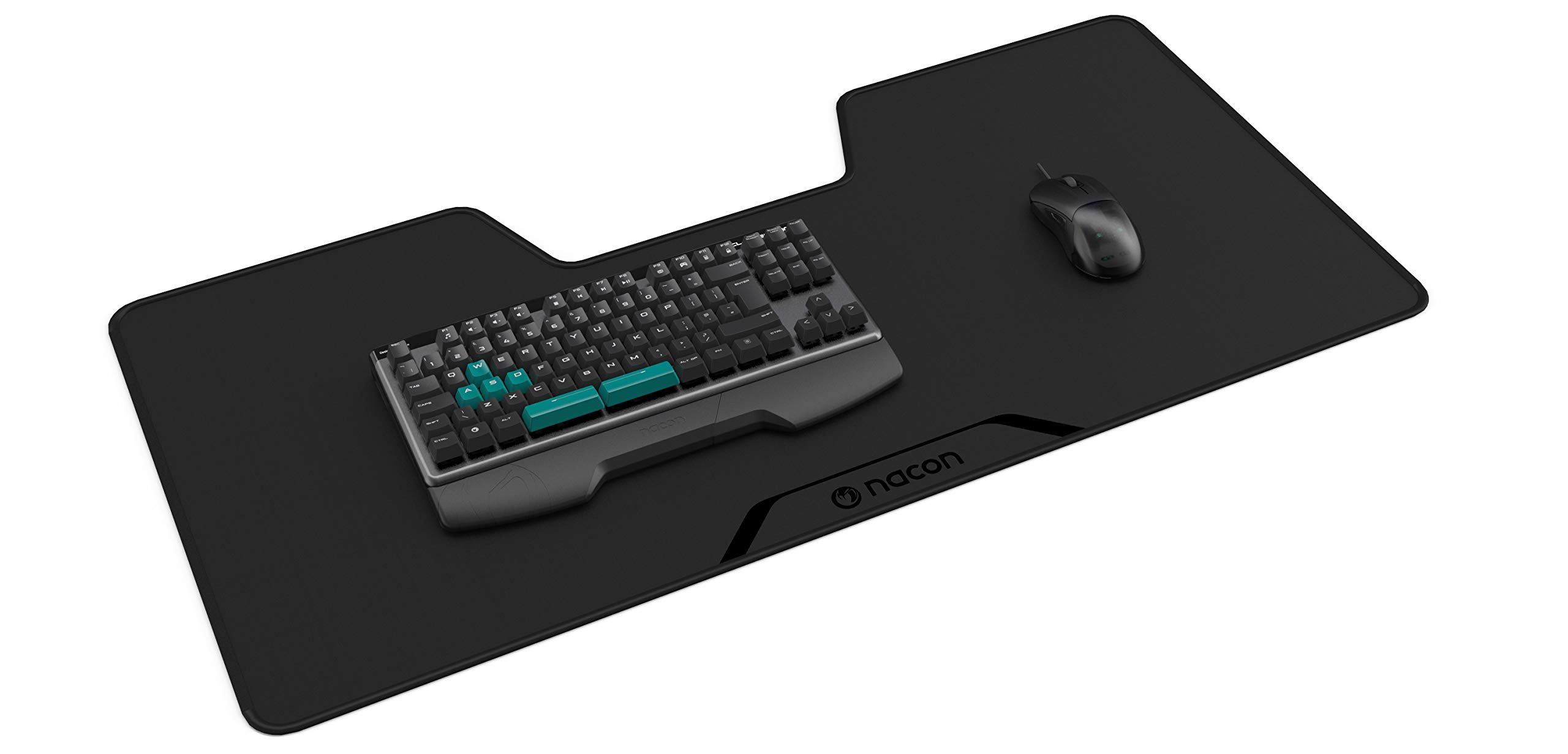 NACON Esport Tappetino Per Mouse In Nylon - Dimensioni 450x320 Mm - Base Antiscivolo