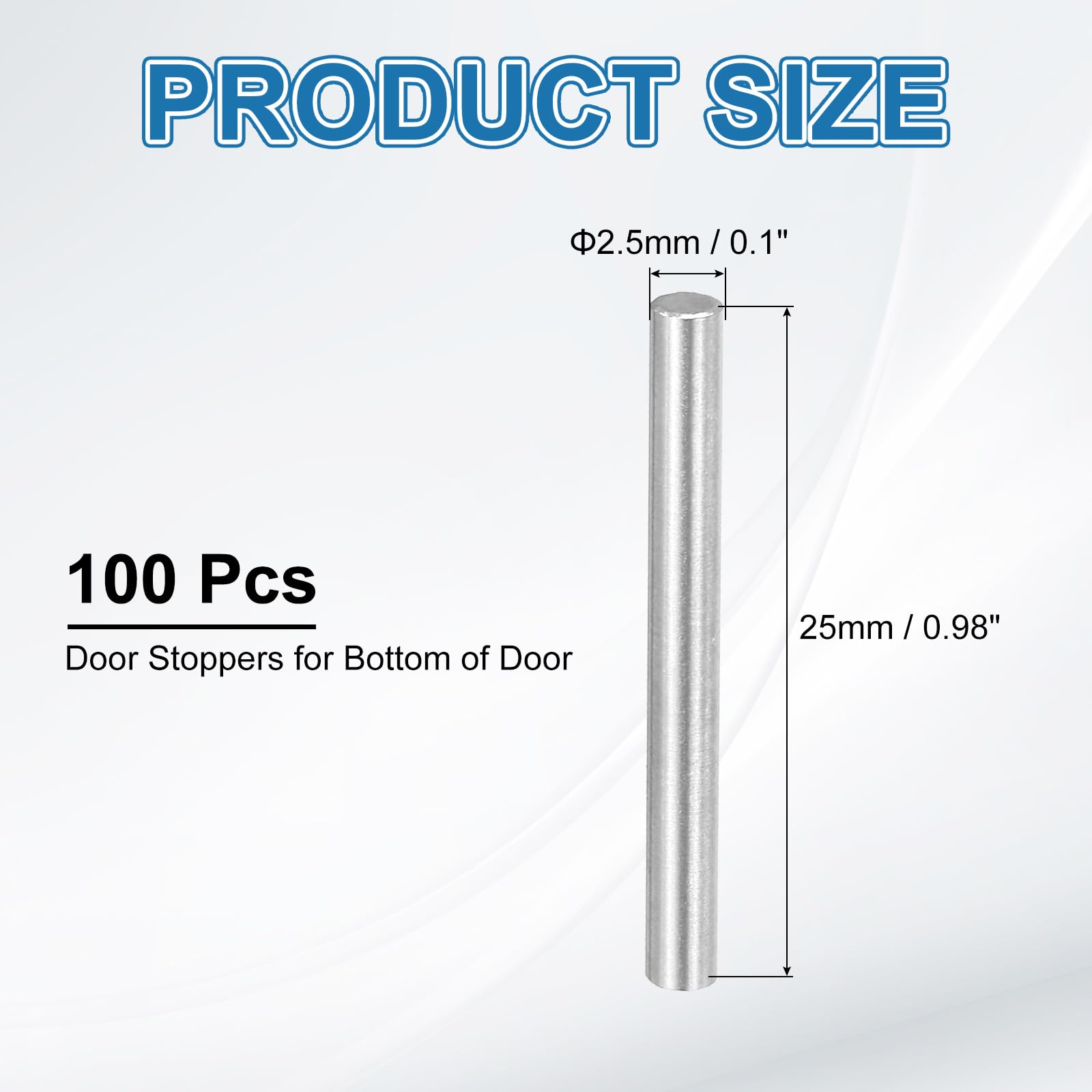PATIKIL Metal Dowel Pins 2.5x25 mm - Image 2