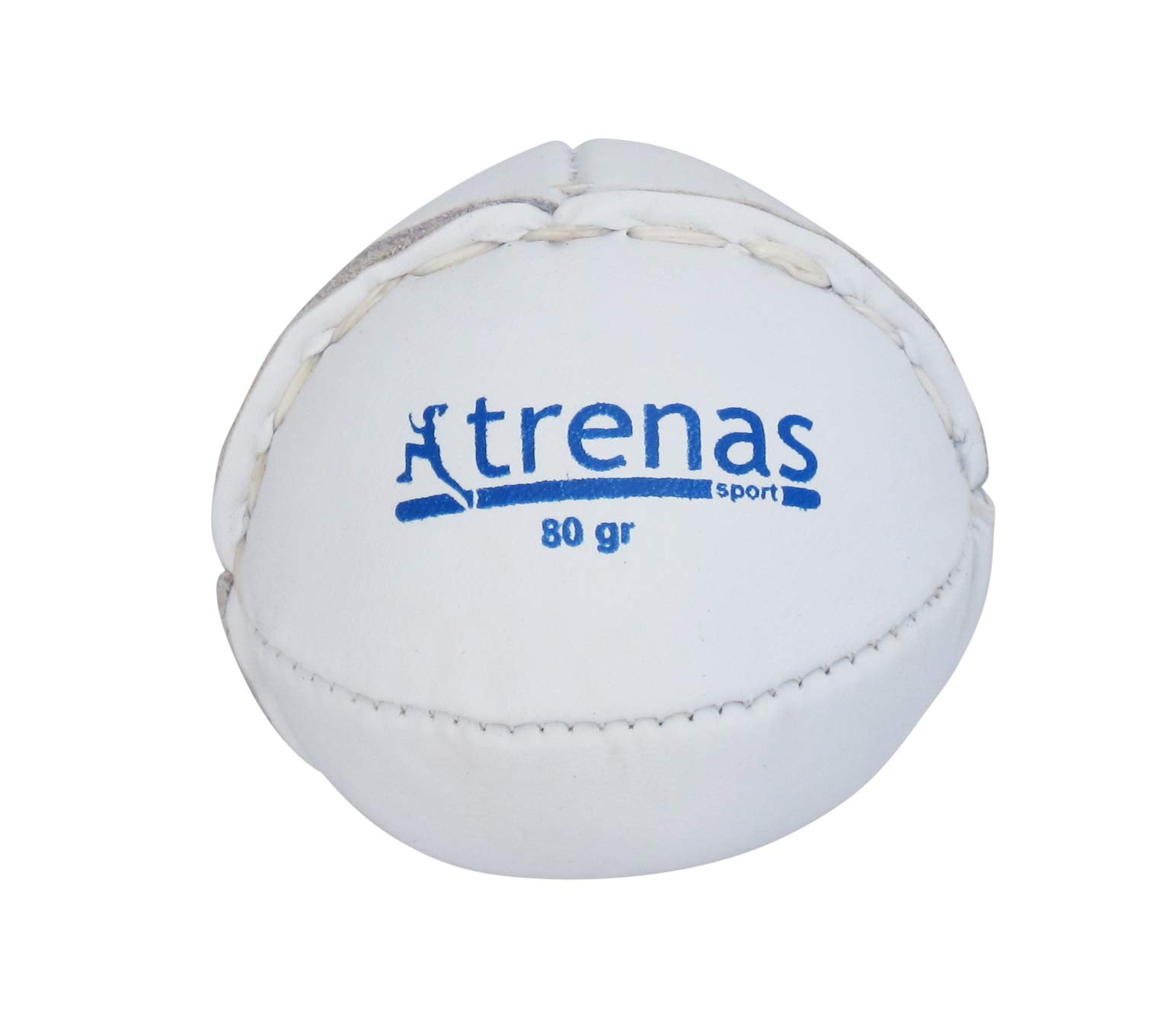 TRENAS Schlagball aus Leder 80 Gramm für Wettkampf und Training