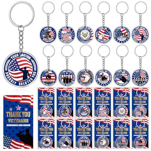Tondiamo 360 Pcs Thank You for Your Service Veteran Gifts 120 Ame...