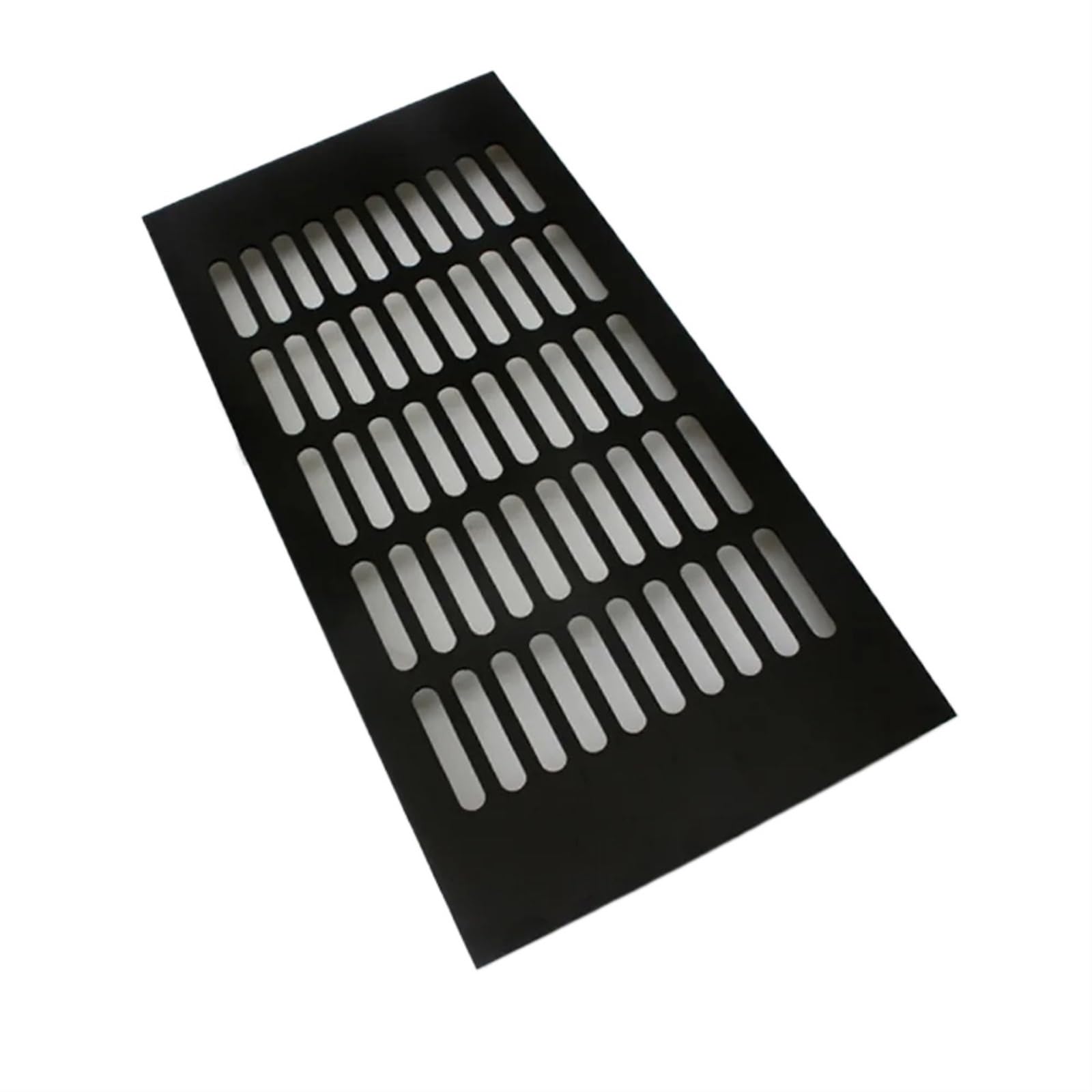 Fdbtyjn One Color Vent Cover Vent Cover 1Pc Aluminum-Alloy Black Rectangular Air Vent Ventilation Grille Cover For Cabinet/Wardrobe/Cupboard Home Improvement Accessory(80X500)